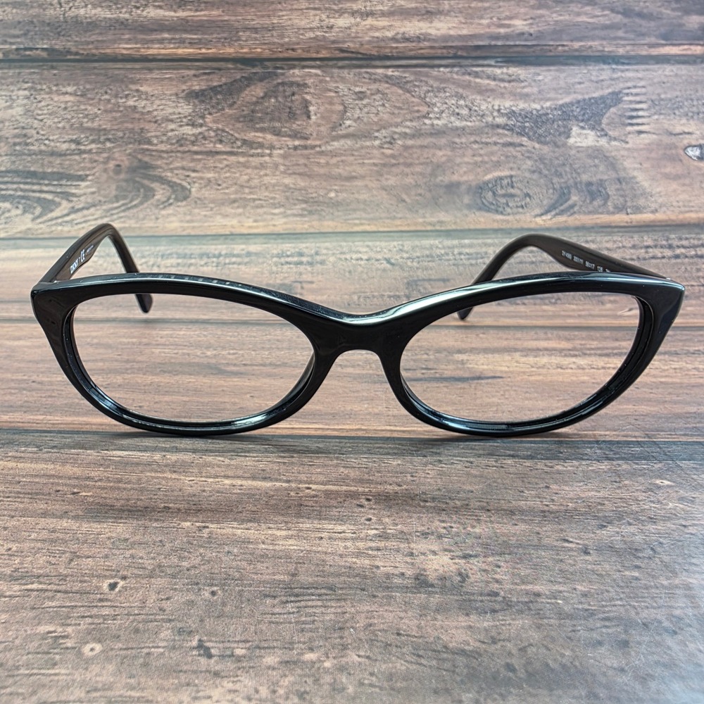 DKNY DY 4083 3001/11 Black Cat Eye Eyeglass Frames 56-17-135 Womens